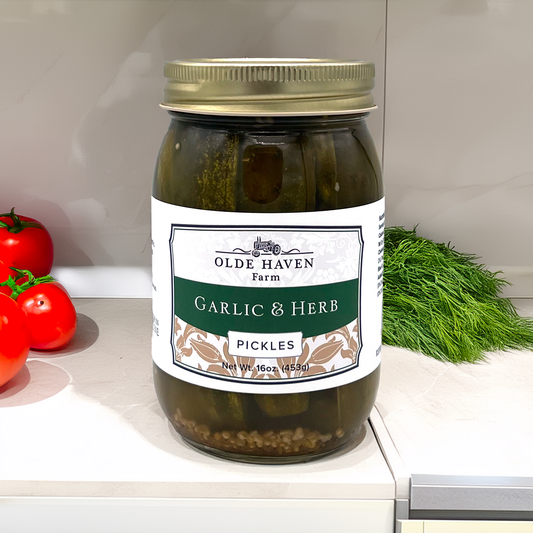 Garlic & Herb Pickles 16 oz