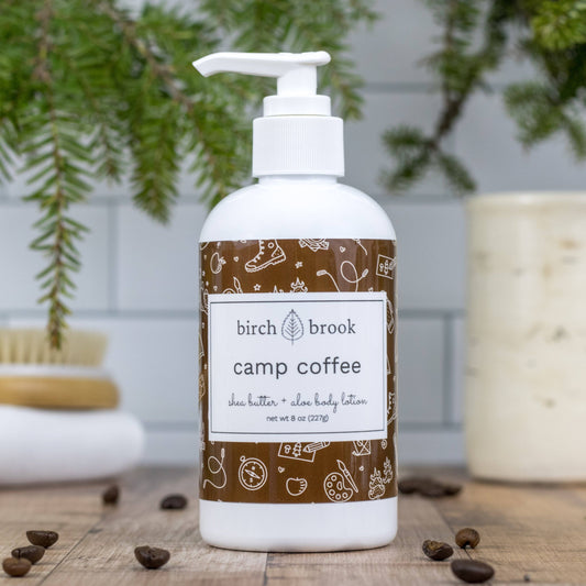 Camp Coffee Hand and Body Lotion 8 oz
