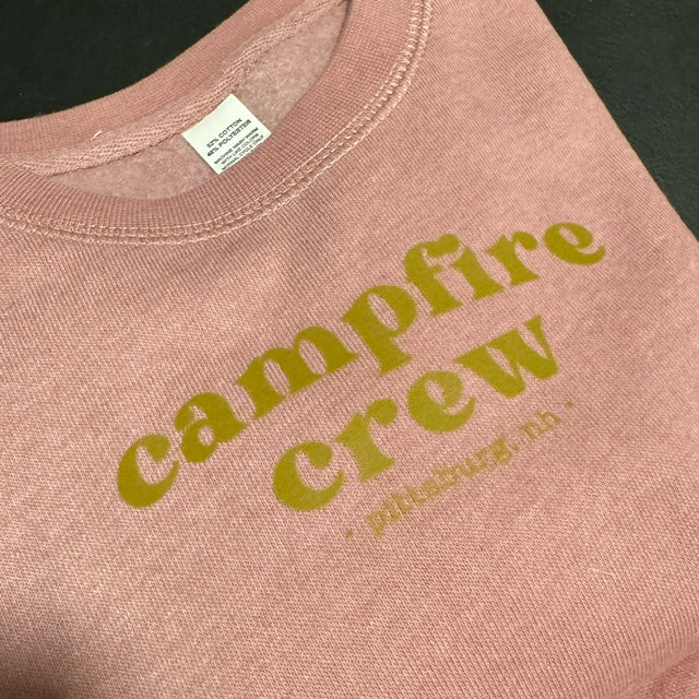 Campfire Crew - Toddler Fleece - Blush Heather