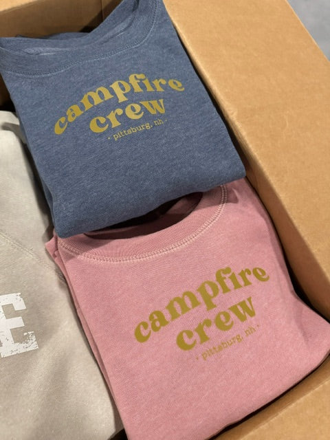 Campfire Crew - Toddler Fleece - Navy Heather