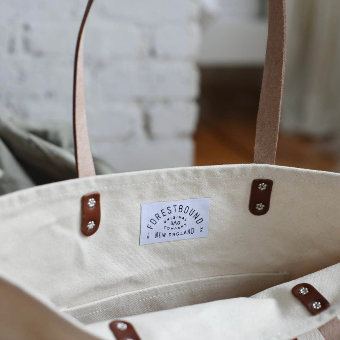 UP NORTH - Forestbound Canvas Essential Tote