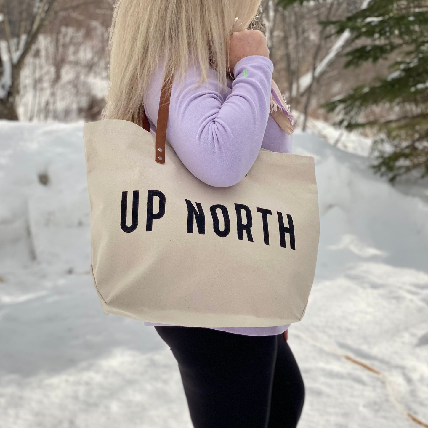 UP NORTH - Forestbound Canvas Essential Tote