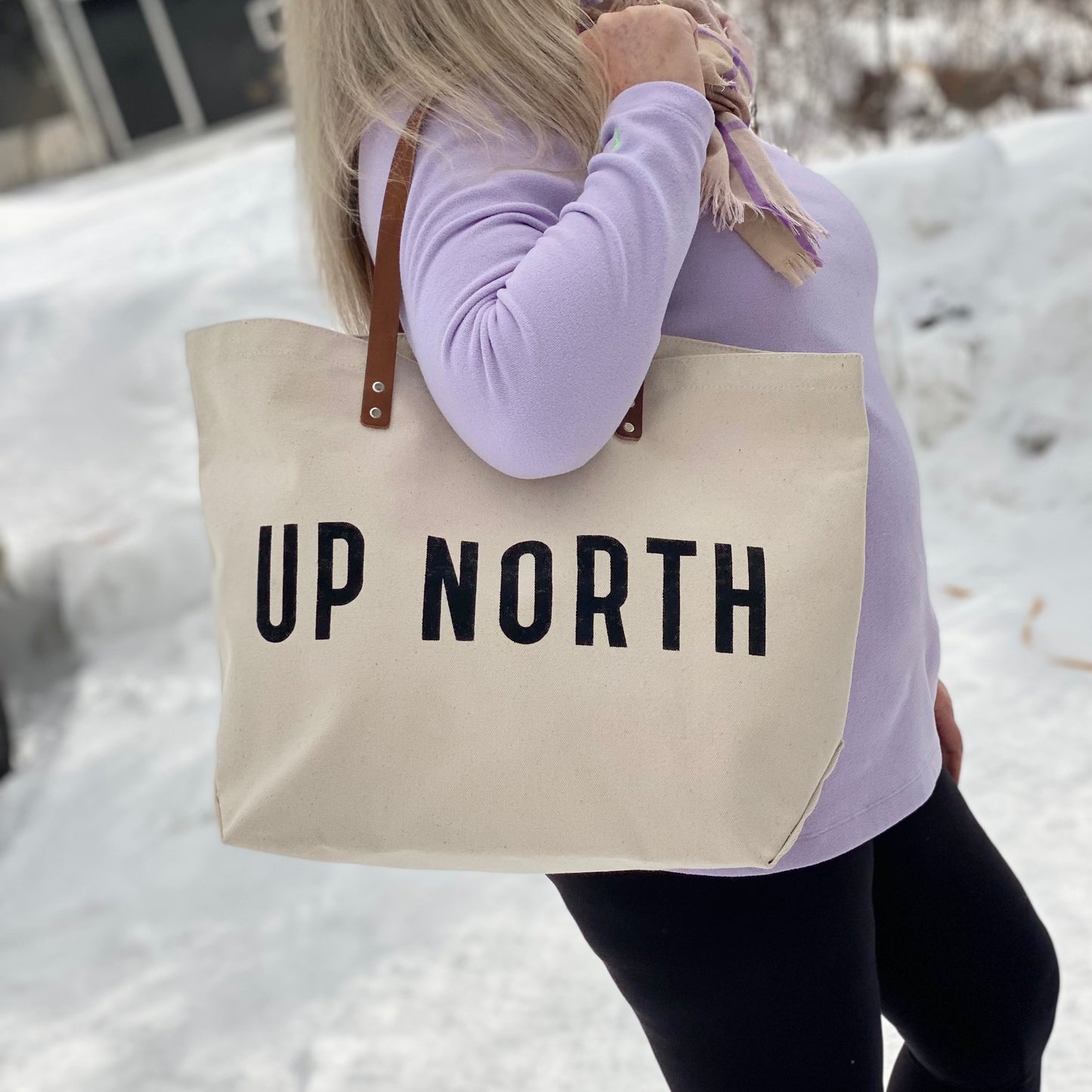 UP NORTH - Forestbound Canvas Essential Tote