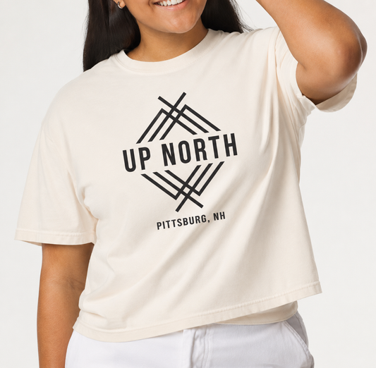 Up North Logo Ladies Boxy Tee