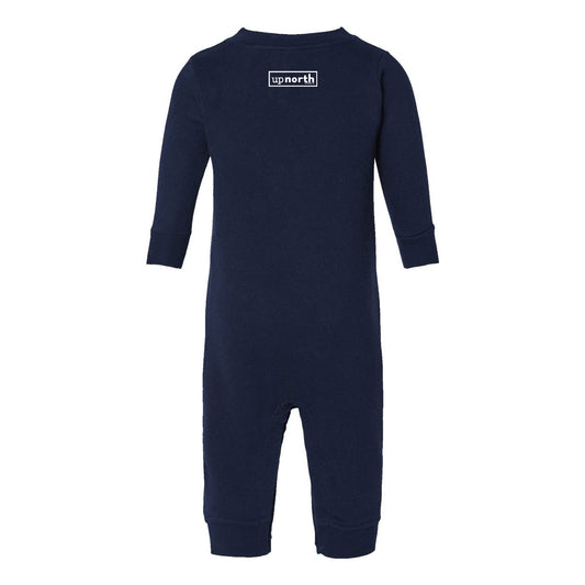 Up North Infant Fleece One-Piece - Navy