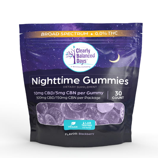 CBD Nighttime Gummies with CBN - Pack of 30
