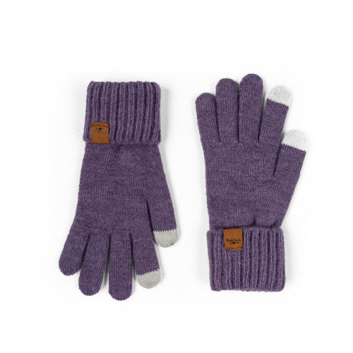 Britt's Knits Purple Mainstay Gloves
