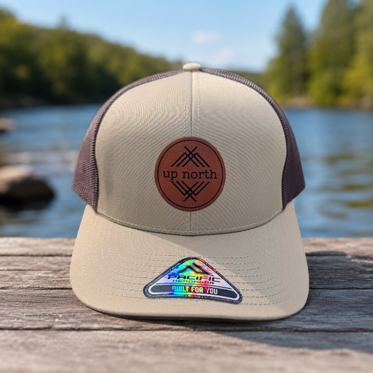 Up North Mesh Back Trucker Hat - Khaki/Brown