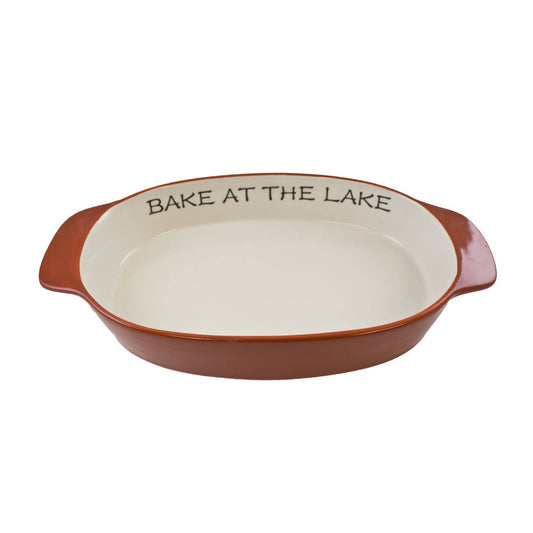 Bake At The Lake Red Casserole Baking Dish