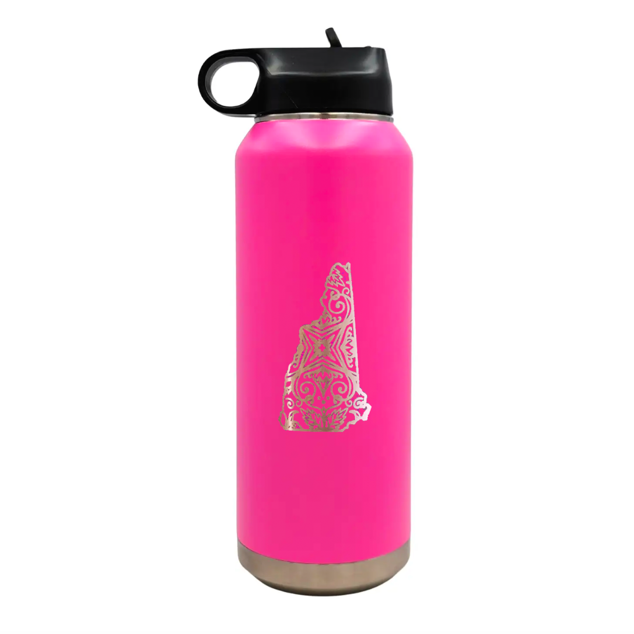 32oz Engraved NH State Water Bottle