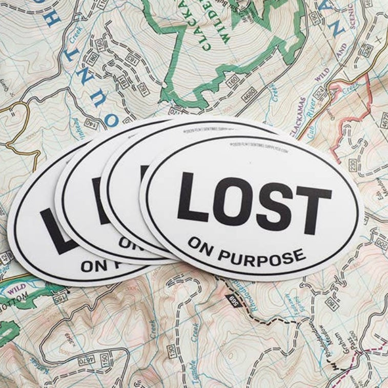 Sticker, Lost on Purpose