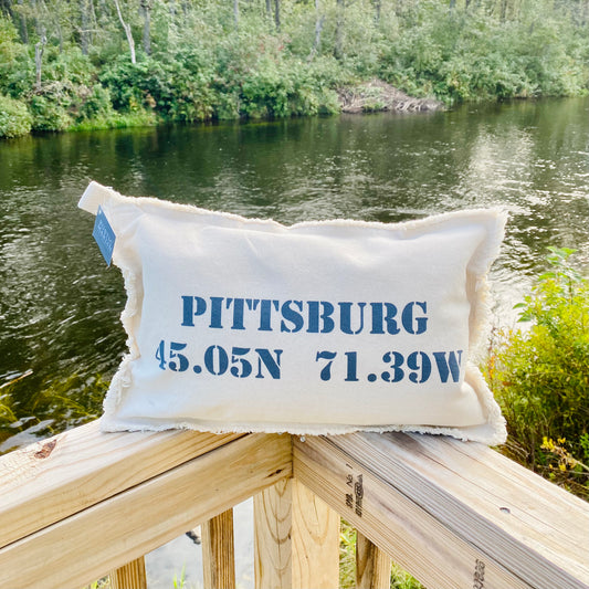 Pittsburg Coordinates Pillow