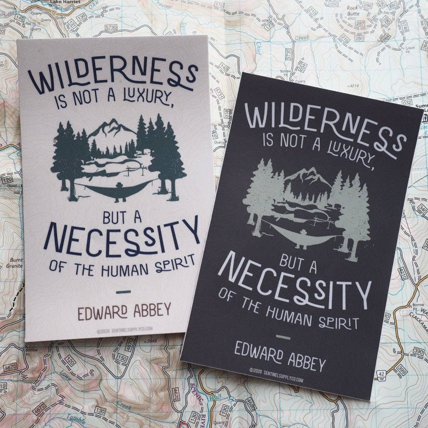 Sticker, E Abbey Wilderness
