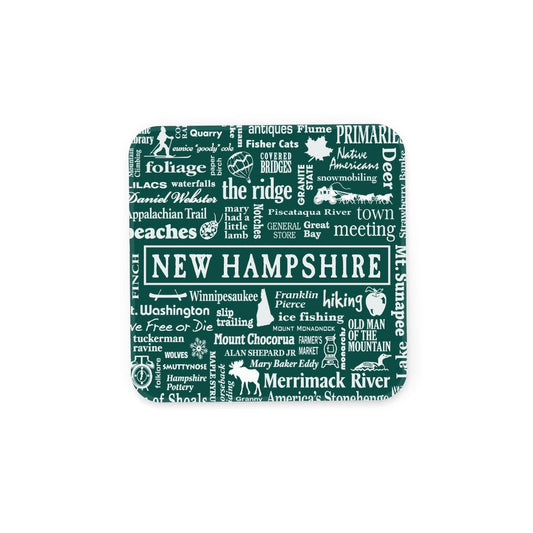 New Hampshire - Rubber Backed Coaster