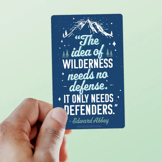 Sticker, E Abbey Defenders Quote